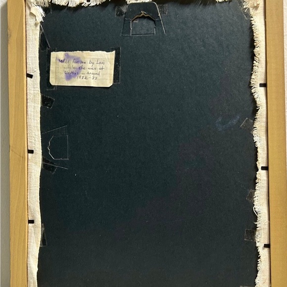 God Invented Mothers Finished and Framed Stamped Cross Stitch - Picture 3 of 4